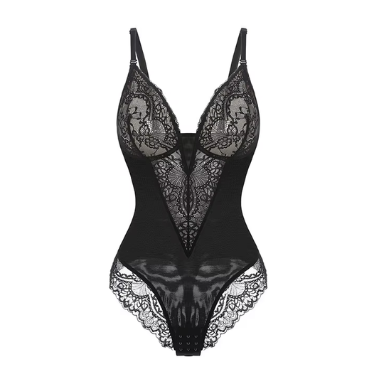 SCULPTING LACE SHAPEWEAR BODYSUIT