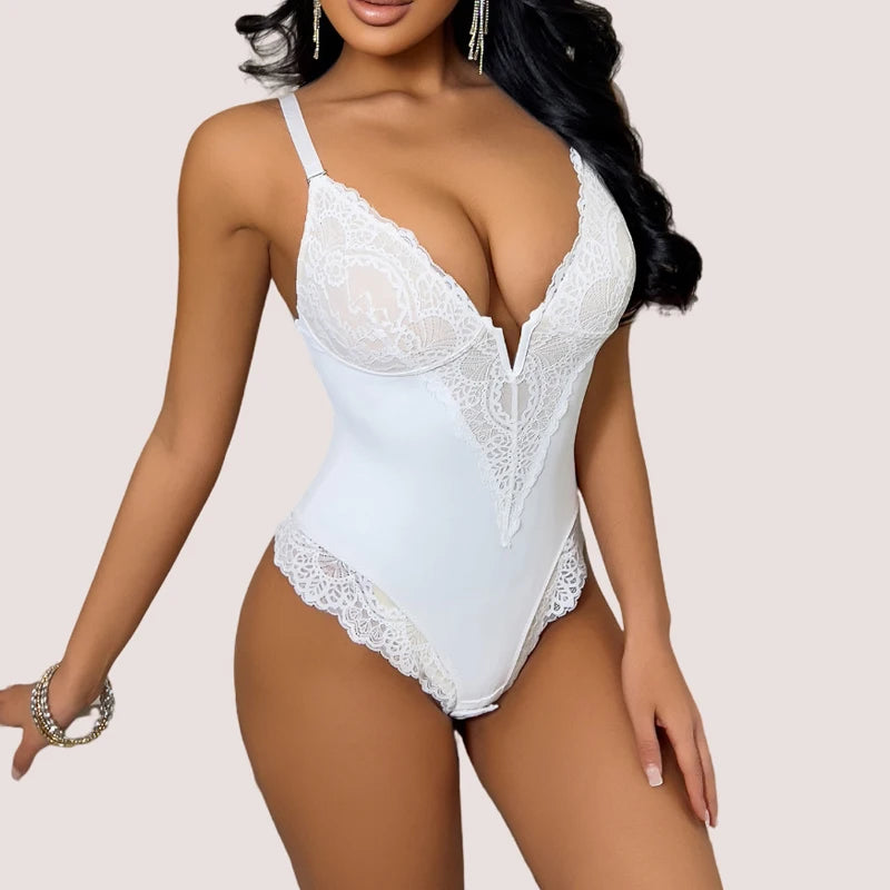 SCULPTING LACE SHAPEWEAR BODYSUIT